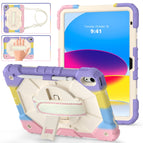 For iPad 10th Gen 10.9 2022 / Purple+Beige