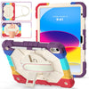 Contrast Color Robot Shockproof Silicon + PC Tablet Protective Case, For iPad 10th Gen 10.9 2022