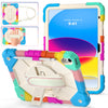 Contrast Color Robot Shockproof Silicon + PC Tablet Protective Case, For iPad 10th Gen 10.9 2022