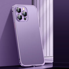 Spring Buckle Metal Frosted Phone Case, For iPhone 13 Pro, For iPhone 13 Pro Max