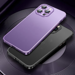 Spring Buckle Metal Frosted Phone Case, For iPhone 13 Pro, For iPhone 13 Pro Max