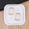 50pcs Tempered Glass CD Texture Back Camera Film, For iPhone 14 / 14 Plus (50 PCS)