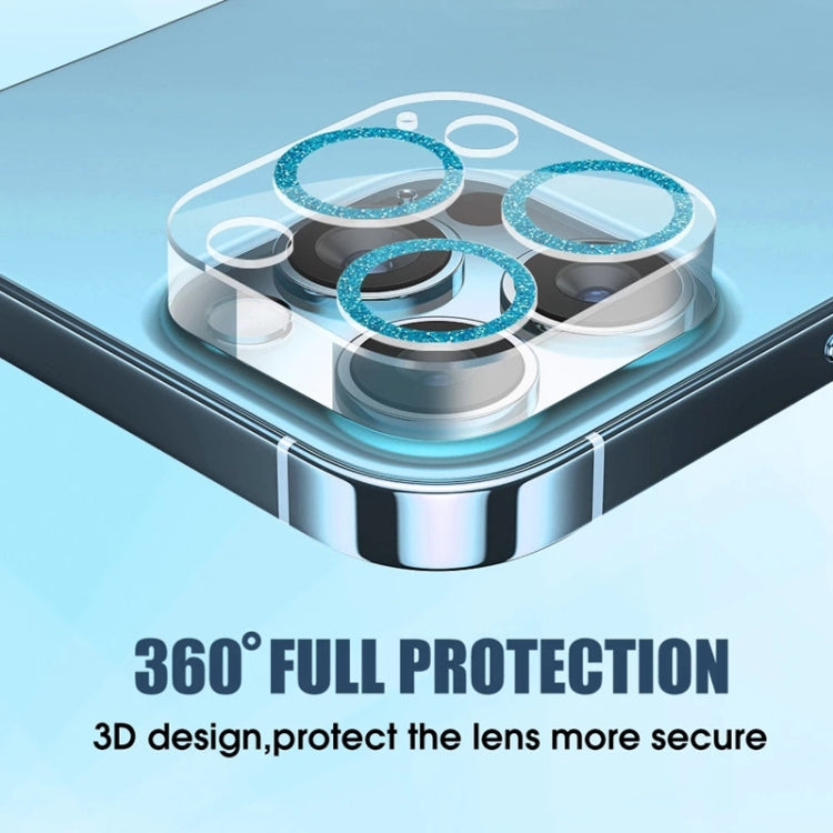 50pcs Tempered Glass CD Texture Back Camera Film, For iPhone 14 / 14 Plus (50 PCS)