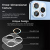 50pcs Tempered Glass CD Texture Back Camera Film, For iPhone 14 / 14 Plus (50 PCS)