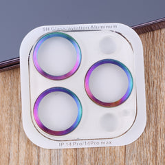 50pcs Tempered Glass CD Texture Back Camera Film, For iPhone 14 Pro Max / 14 Pro (50 PCS)