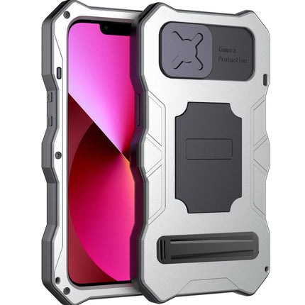 Camshield Tri-poof Metal Phone Case with Holder, For iPhone 14, For iPhone 14 Plus, For iPhone 14 Pro
