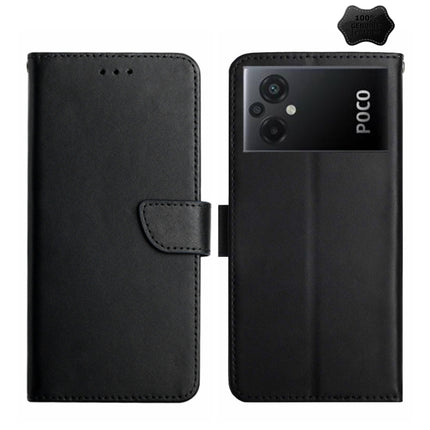 Genuine Leather Fingerprint-proof Flip Phone Case, For Xiaomi Redmi 11 Prime 4G, For Xiaomi Redmi 11 Prime 5G, For Xiaomi Redmi Note 12 China, For Xiaomi Redmi Note 12 Pro 5G China, For Xiaomi Redmi Note 12 Pro+ China/12 Explorer�����������������������...