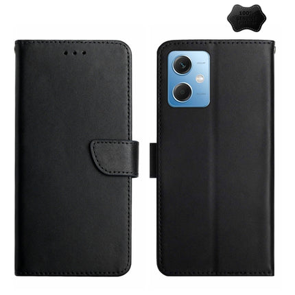 Genuine Leather Fingerprint-proof Flip Phone Case, For Xiaomi Redmi 11 Prime 4G, For Xiaomi Redmi 11 Prime 5G, For Xiaomi Redmi Note 12 China, For Xiaomi Redmi Note 12 Pro 5G China, For Xiaomi Redmi Note 12 Pro+ China/12 Explorer�����������������������...