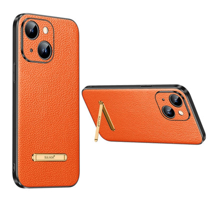 SULADA Famous Artisan Series Litchi Leather PC + TPU Phone Case, For iPhone 14, For iPhone 14 Plus, For iPhone 14 Pro, For iPhone 14 Pro Max