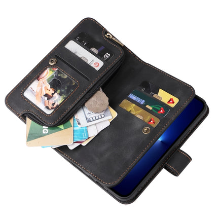 Multifunctional Card Slot Zipper Wallet Flip Leather Phone Case
