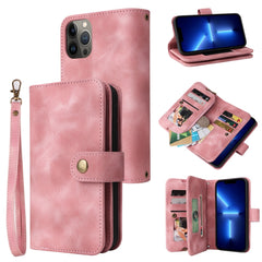Multifunctional Card Slot Zipper Wallet Flip Leather Phone Case, For iPhone 13, For iPhone 13 Pro, For iPhone 13 Pro Max, For iPhone 14 Pro Max