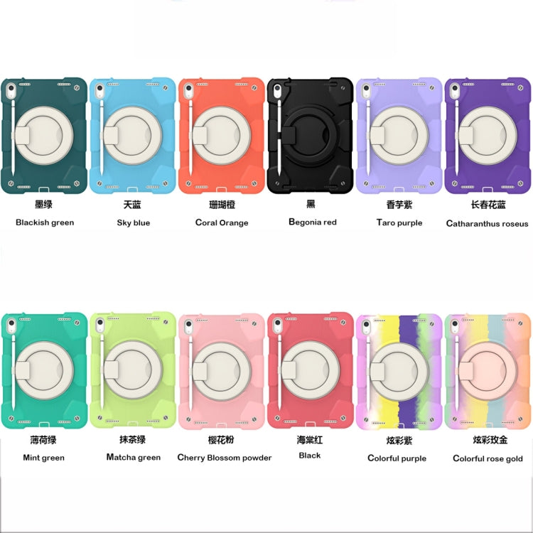 360 Rotation PC+Silicone Tablet Case, For iPad 10th Gen 10.9 2022