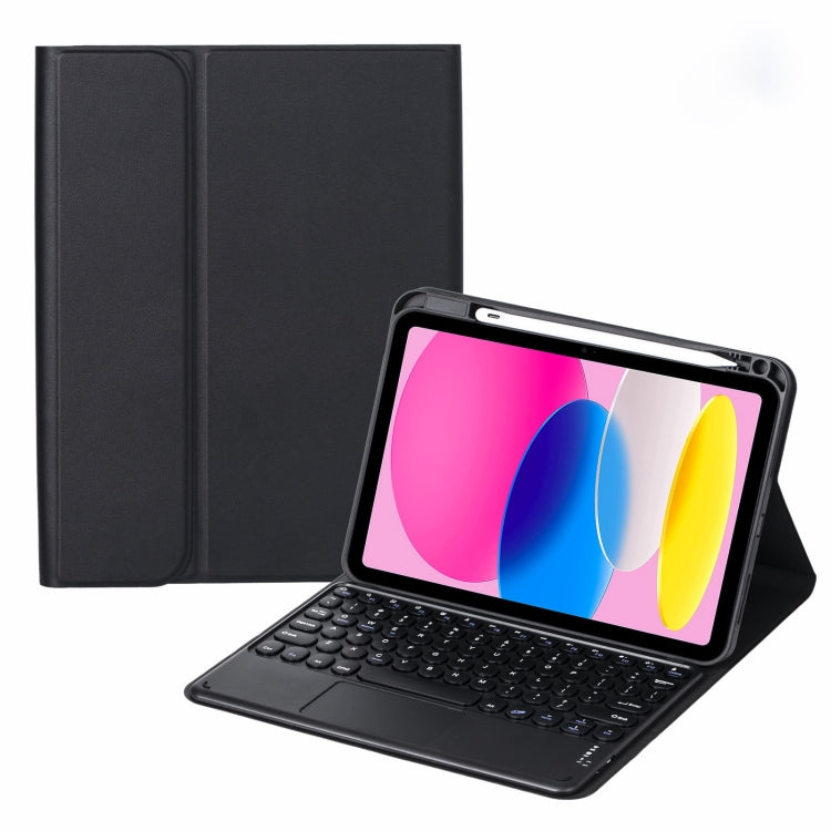 Bluetooth Touch Keyboard Leather Tablet Case, For iPad 10th Gen 10.9 2022