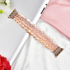 Pearl Crystal Watchband, For Apple Watch 5 & 4 40mm / 3 & 2 & 1 38mm, For Apple Watch 5 & 4 44mm / 3 & 2 & 1 42mm