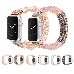 Pearl Crystal Watchband, For Apple Watch 5 & 4 40mm / 3 & 2 & 1 38mm, For Apple Watch 5 & 4 44mm / 3 & 2 & 1 42mm