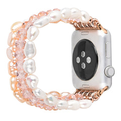 Pearl Crystal Watchband, For Apple Watch 5 & 4 40mm / 3 & 2 & 1 38mm, For Apple Watch 5 & 4 44mm / 3 & 2 & 1 42mm