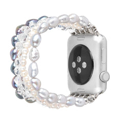 Pearl Crystal Watchband, For Apple Watch 5 & 4 40mm / 3 & 2 & 1 38mm, For Apple Watch 5 & 4 44mm / 3 & 2 & 1 42mm