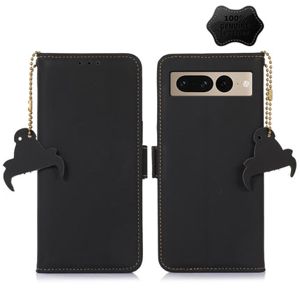 Genuine Leather Magnetic RFID Leather Phone Case