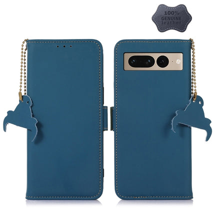 Genuine Leather Magnetic RFID Leather Phone Case