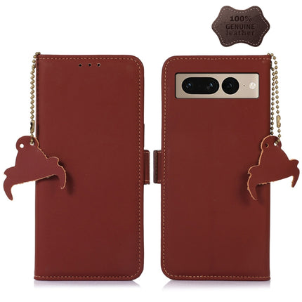 Genuine Leather Magnetic RFID Leather Phone Case