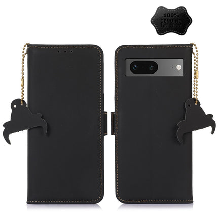 Genuine Leather Magnetic RFID Leather Phone Case