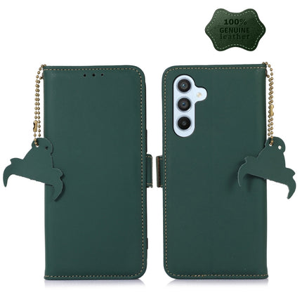 Genuine Leather Magnetic RFID Leather Phone Case