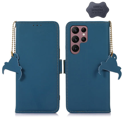 Genuine Leather Magnetic RFID Leather Phone Case