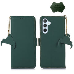 Genuine Leather Magnetic RFID Leather Phone Case, For Samsung Galaxy S22 Ultra 5G, For Samsung Galaxy S23+ 5G, For Samsung Galaxy S23 5G, For Samsung Galaxy S23 Ultra 5G