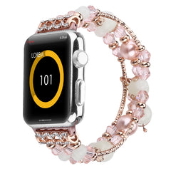 Luminous Agate Watchband, For Apple Watch 5 & 4 40mm / 3 & 2 & 1 38mm, For Apple Watch Ultra 49mm / Series 8&7 45mm / SE 2&6&SE&5&4 44mm / 3&2&1 42mm