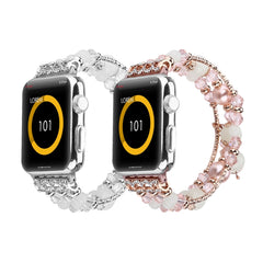 Luminous Agate Watchband, For Apple Watch 5 & 4 40mm / 3 & 2 & 1 38mm, For Apple Watch Ultra 49mm / Series 8&7 45mm / SE 2&6&SE&5&4 44mm / 3&2&1 42mm