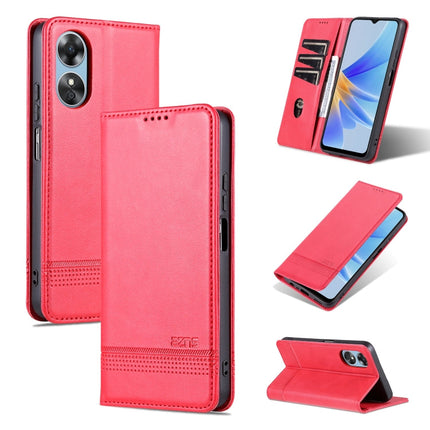 AZNS Magnetic Calf Texture Flip Leather Phone Case