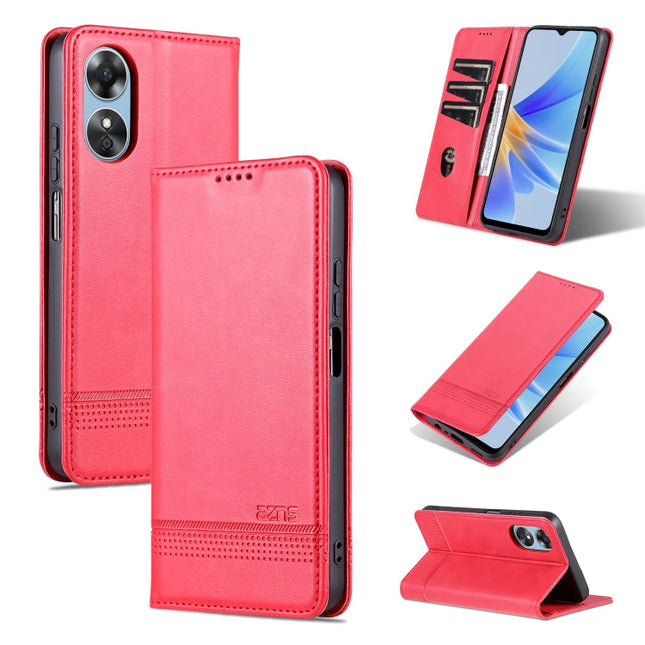 AZNS Magnetic Calf Texture Flip Leather Phone Case