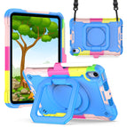 For iPad mini 2024 / mini 6 / Camouflage + Blue