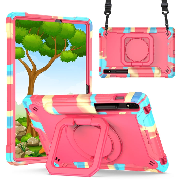 Silicone + PC Bracelet Holder Tablet Case, For Samsung Galaxy Tab S7 / S8