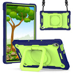 For Lenovo Tab M10 HD 2nd Gen / Navy Blue + Yellow Green