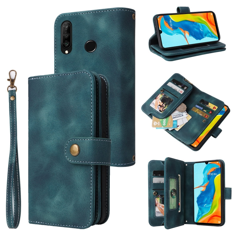 Multifunctional Card Slot Zipper Wallet Leather Phone Case, For Huawei P30 Lite, For Huawei P30 Pro, For Huawei P40 Pro, For Huawei P Smart Z, For iPhone SE 2022 / SE 2020 / 8 / 7, For iPhone 6s / 6