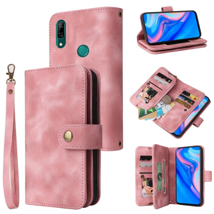 Multifunctional Card Slot Zipper Wallet Leather Phone Case, For Huawei P30 Lite, For Huawei P30 Pro, For Huawei P40 Pro, For Huawei P Smart Z, For iPhone SE 2022 / SE 2020 / 8 / 7, For iPhone 6s / 6