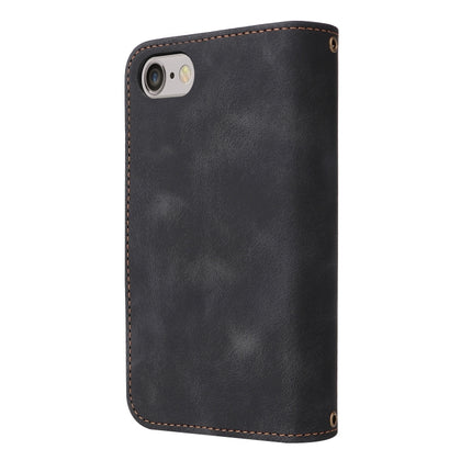 Multifunctional Card Slot Zipper Wallet Leather Phone Case, For iPhone SE 2022 / SE 2020 / 8 / 7, For iPhone 6s / 6, For iPhone 6s Plus / 6 Plus, For iPhone 8 Plus / 7 Plus