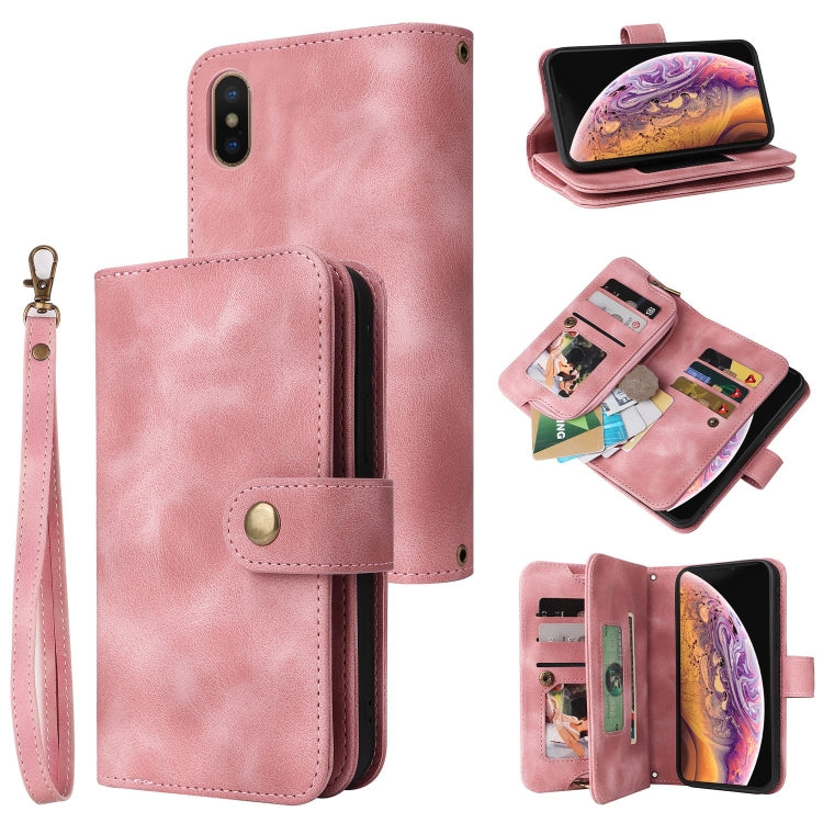 Multifunctional Card Slot Zipper Wallet Leather Phone Case, For iPhone 6s Plus / 6 Plus, For iPhone 8 Plus / 7 Plus, For iPhone XS / X, For iPhone XS Max, For iPhone XR, For Google Pixel 6