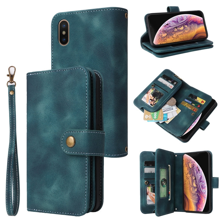 Multifunctional Card Slot Zipper Wallet Leather Phone Case, For iPhone 6s Plus / 6 Plus, For iPhone 8 Plus / 7 Plus, For iPhone XS / X, For iPhone XS Max, For iPhone XR, For Google Pixel 6