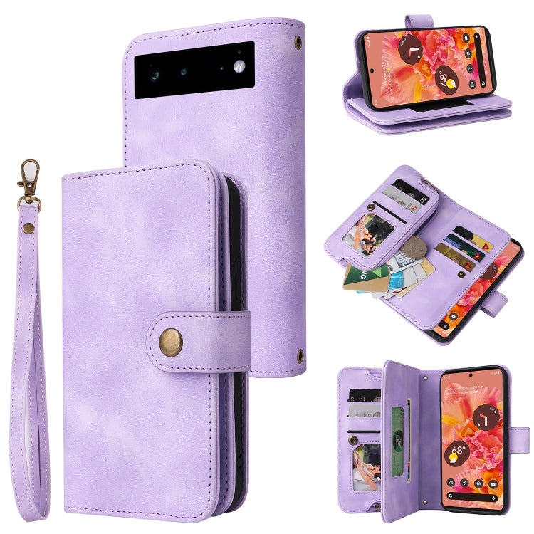 Multifunctional Card Slot Zipper Wallet Leather Phone Case, For iPhone 6s Plus / 6 Plus, For iPhone 8 Plus / 7 Plus, For iPhone XS / X, For iPhone XS Max, For iPhone XR, For Google Pixel 6