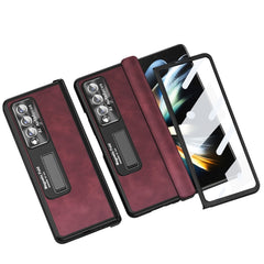 Napa Texture All-inclusive Phone Case, For Samsung Galaxy Z Fold3 5G, For Samsung Galaxy Z Fold4