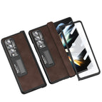 For Samsung Galaxy Z Fold4 / Coffee