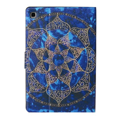 Coloured Drawing Pattern Horizontal Flip Leather Case with Holder & Card Slot & Sleep / Wake-up Function