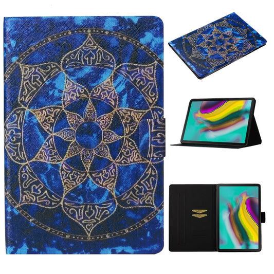 Coloured Drawing Pattern Horizontal Flip Leather Case with Holder & Card Slot & Sleep / Wake-up Function