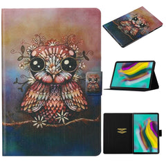 Coloured Drawing Pattern Horizontal Flip Leather Case with Holder & Card Slot & Sleep / Wake-up Function