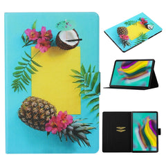 Coloured Drawing Pattern Horizontal Flip Leather Case with Holder & Card Slot & Sleep / Wake-up Function