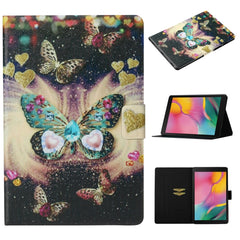 Coloured Drawing Pattern Horizontal Flip Leather Case with Holder & Card Slot & Sleep / Wake-up Function