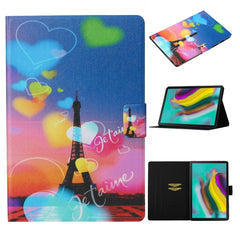 Coloured Drawing Pattern Horizontal Flip Leather Case with Holder & Card Slot & Sleep / Wake-up Function, For Galaxy Tab S6 Lite P610 / P615, For Galaxy Tab S6 T860 / T865, For Galaxy Tab A 8.0 (2019) T290 / T295, For Galaxy Tab S5e T720 / T725