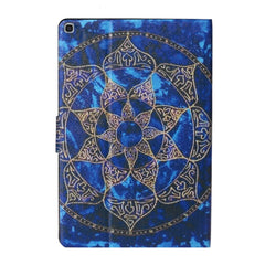 Coloured Drawing Pattern Horizontal Flip Leather Case with Holder & Card Slot & Sleep / Wake-up Function